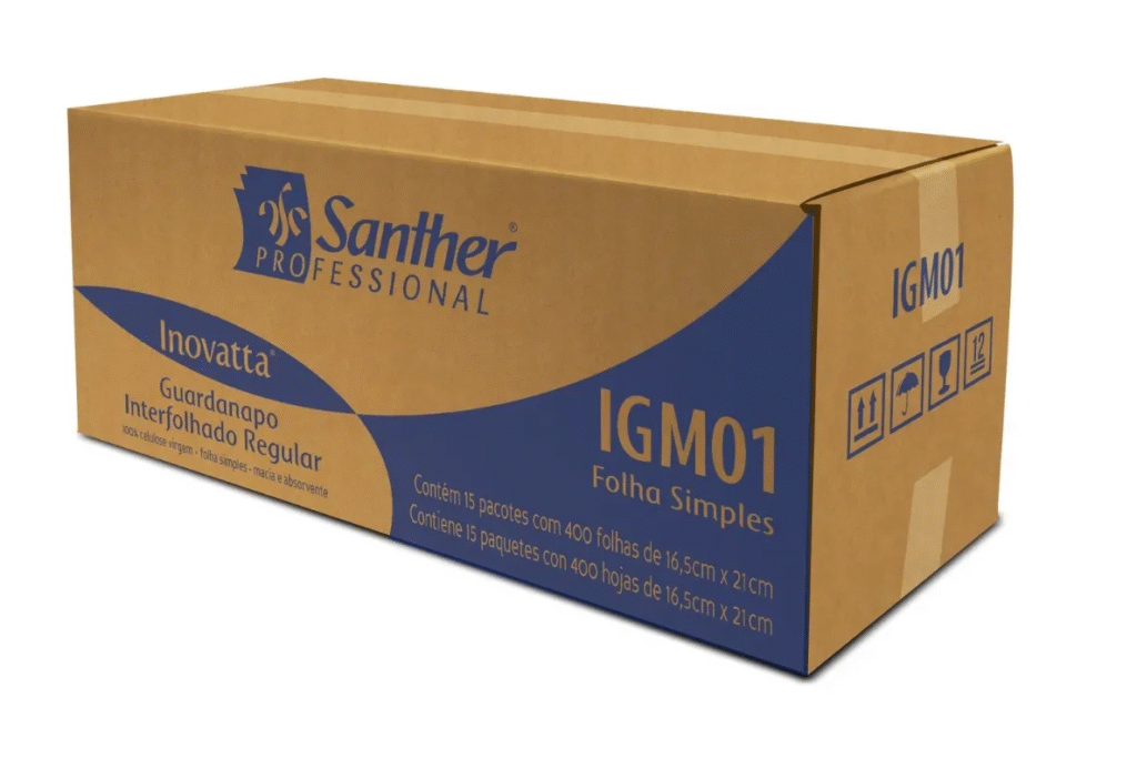 Guardanapo Interfolhado Inovatta folha simples IGM01