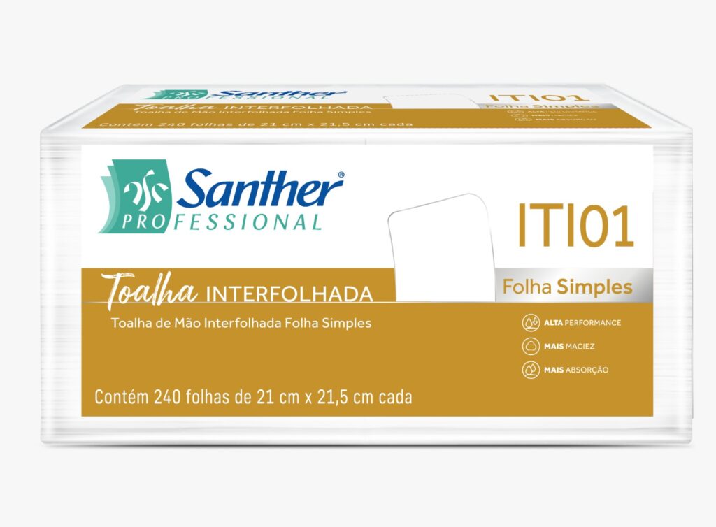 Papel Toalha Interfolha Santher Professional ITI01